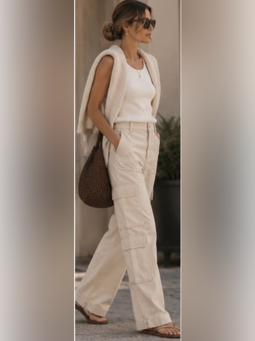 YFB Wide Leg Relaxed Fit Cargo Pants